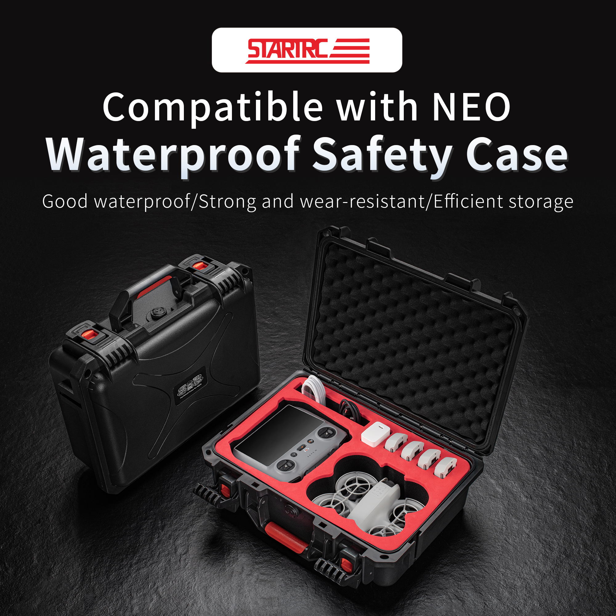 Drone Joystick Cover - Portable Hard Waterproof Case for DJI