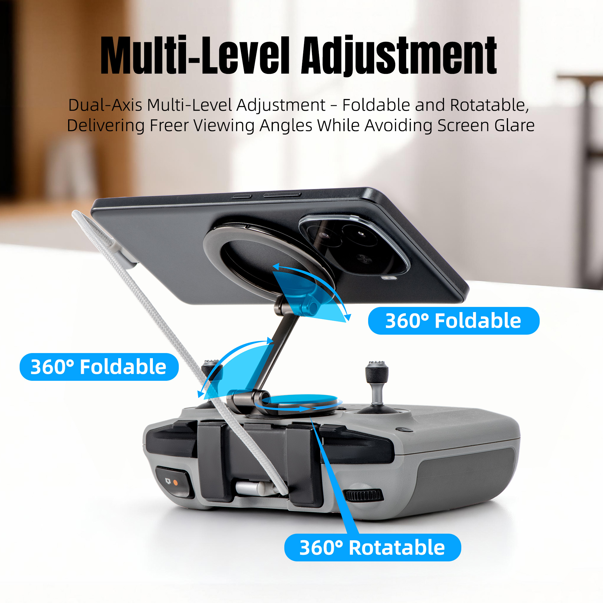 Adjustable Magnetic Phone Stan - Drone Tablet Mount review and price