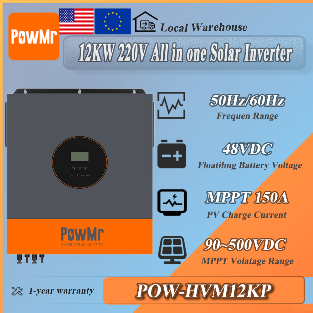 PowMr 48V 12kW 220V Parallel I - Drone Solar Charger review and price