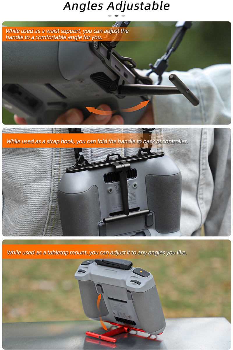 2in1 Handle Stand Bracket Neck - Drone Remote Controller Lanyard review and price