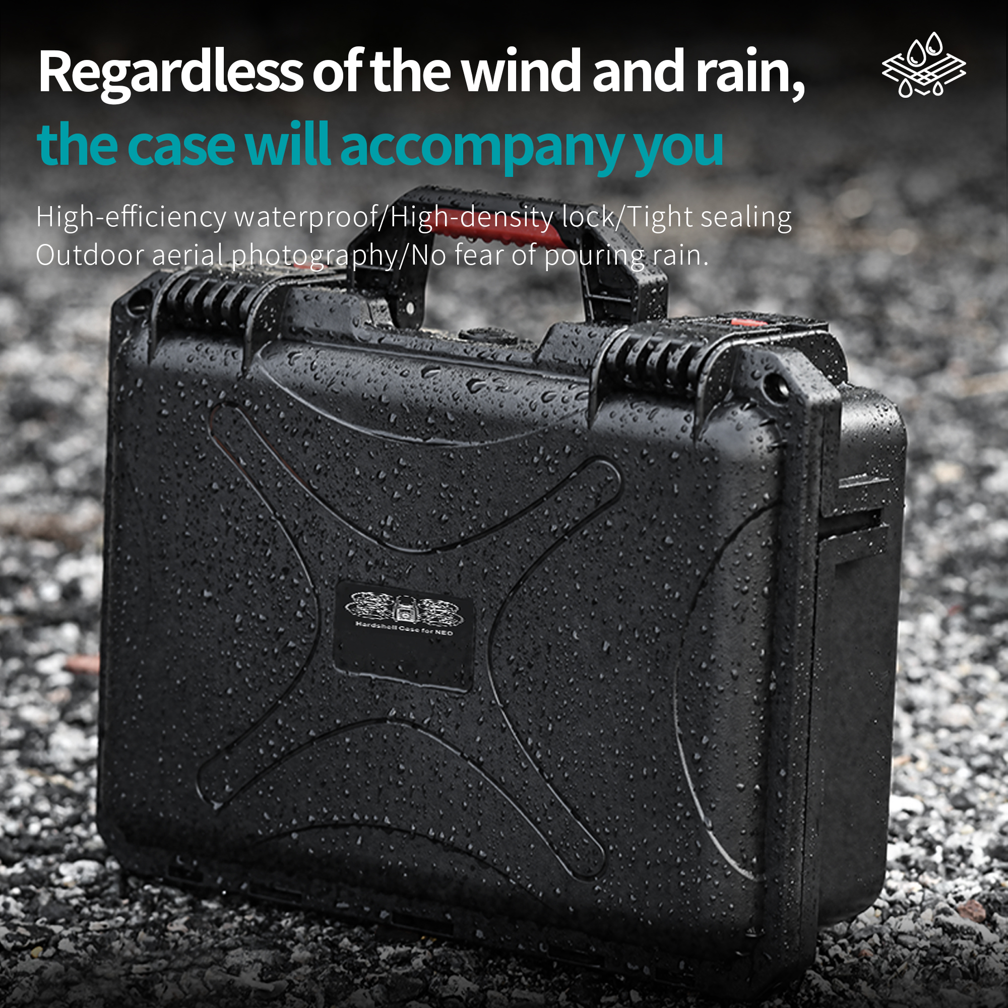 Portable Hard Waterproof Case  - Drone Joystick Cover review and price
