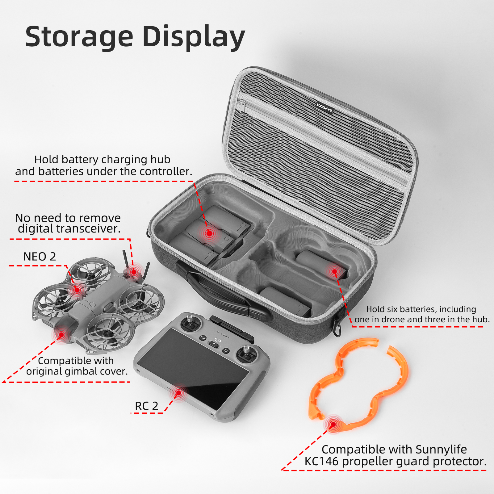 Portable Carrying Case For DJI - Drone Joystick Cover review and price