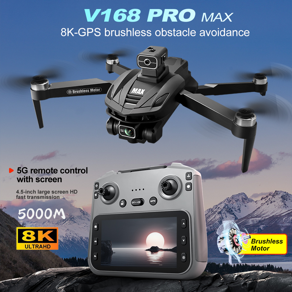 V168 PRO Max GPS Drone 8K Prof - Drone Power Bank review and price
