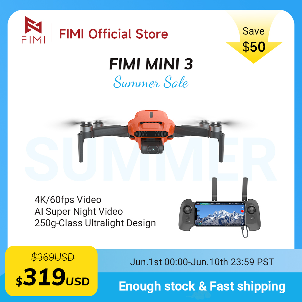 FIMI MINI 3 Camere drone 4K 60 - Drone Remote Controller Lanyard review and price