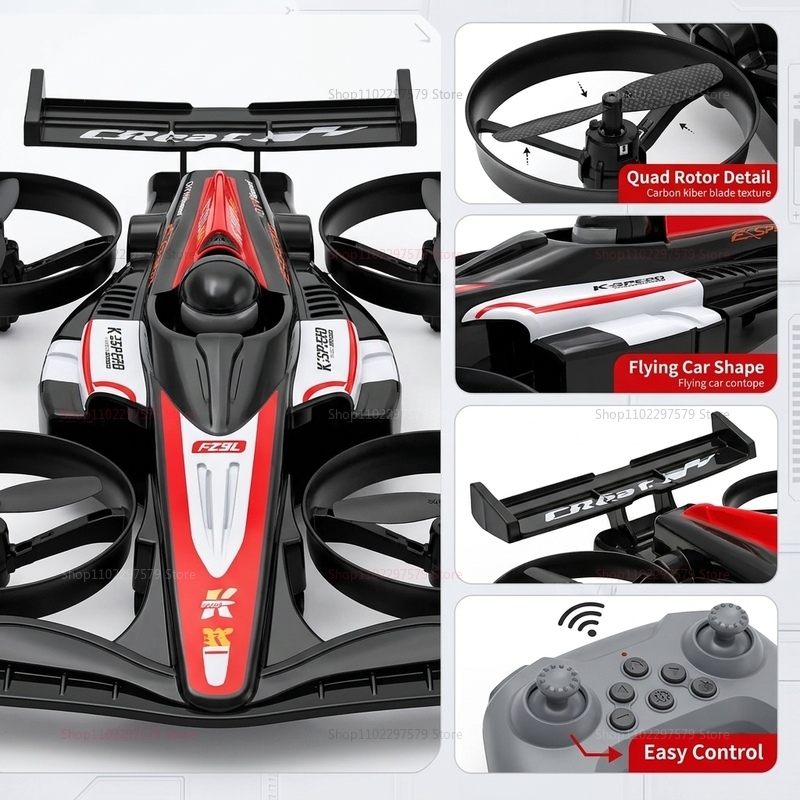 Mini RC Flying Car Transformab - Drone Control Stick review and price
